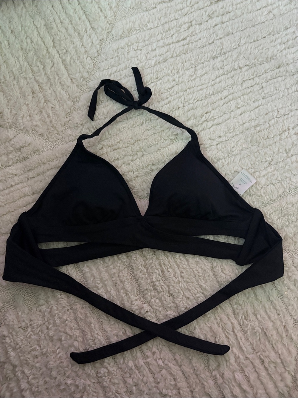 Kona Sol Black Swim Top